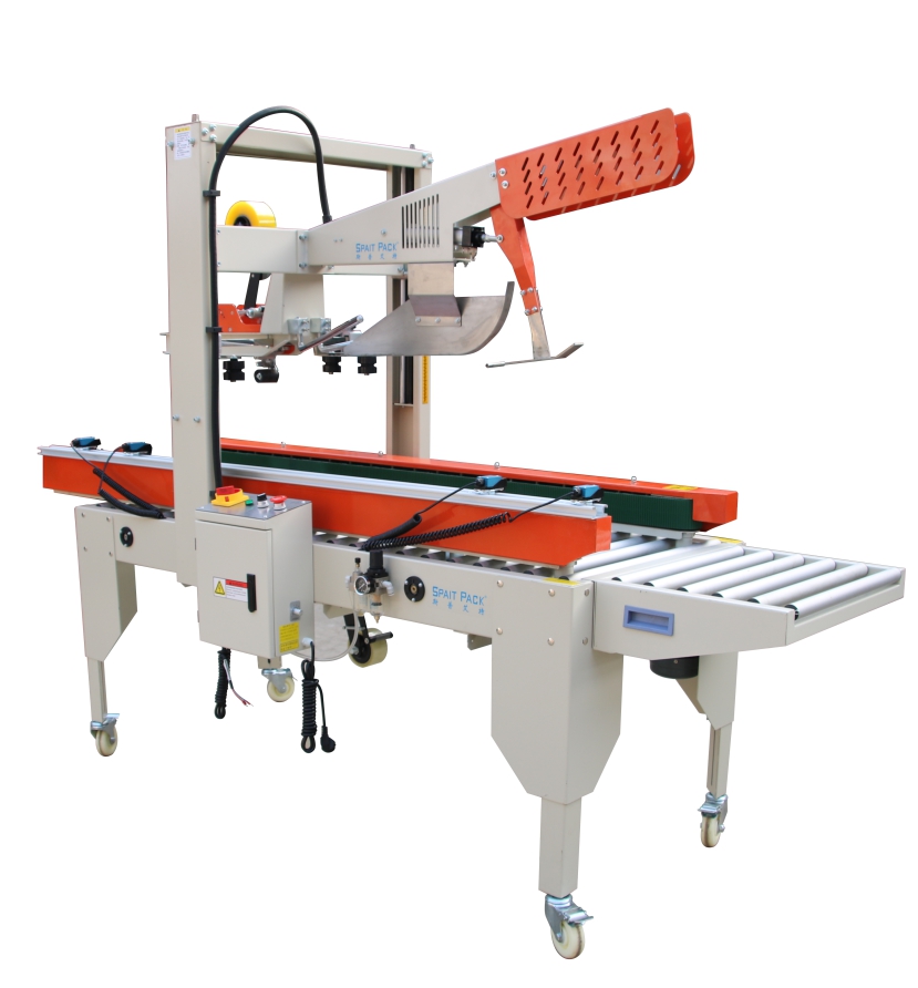 Integrated Fully Automatic Carton Flap Folding and Sealing Machine ZQ500 - industrial folding carton sealers for automated packaging operations